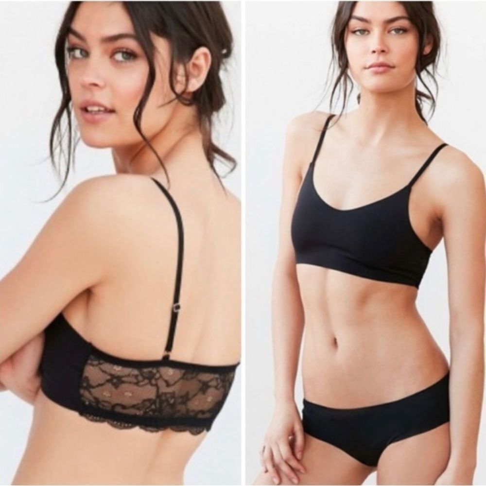 NWOT Out From Under Black Bralette